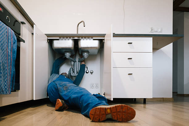 Professional Leak Detection technician working in Thorp, WI